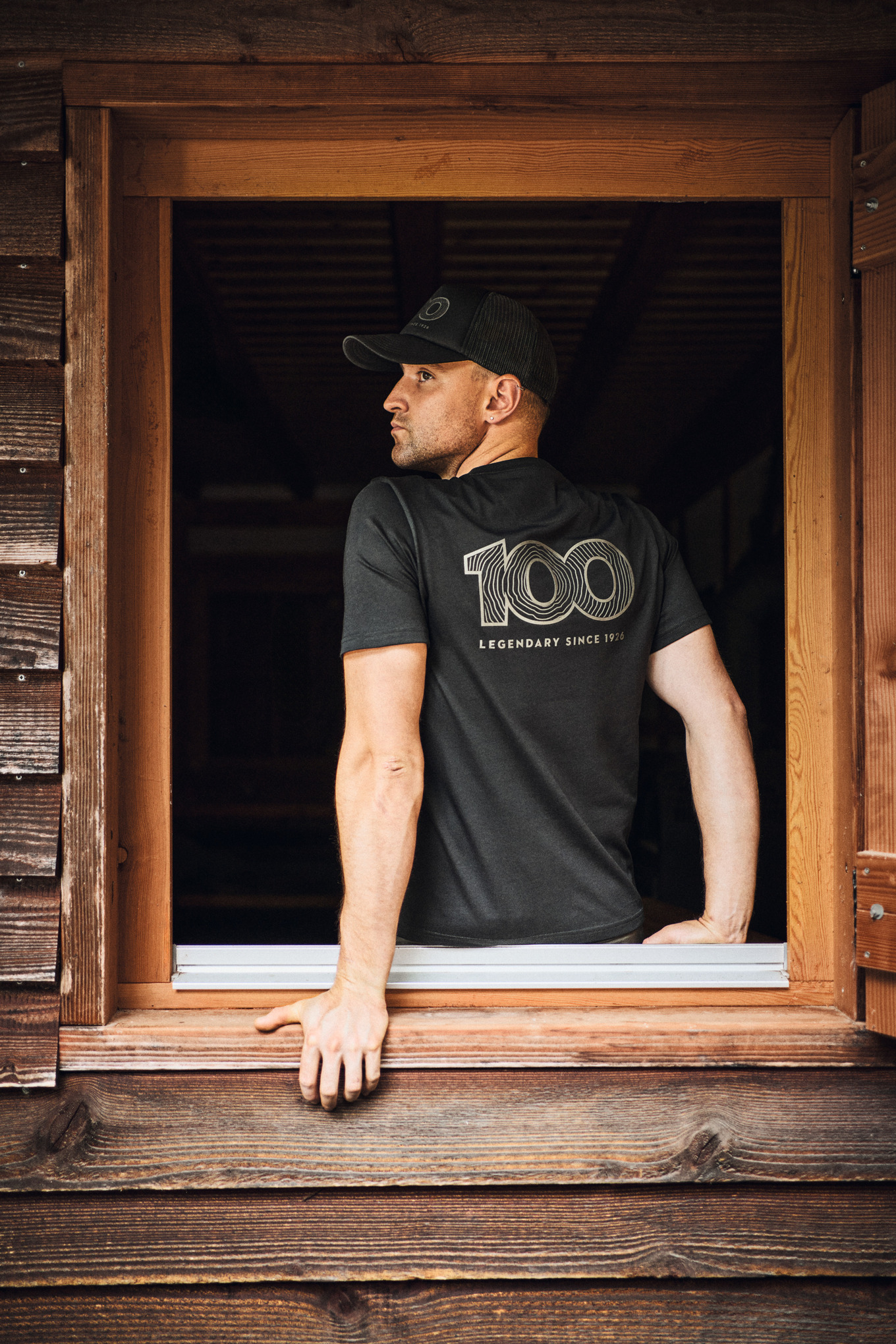 T-shirt «STIHL 100 reflective» preta