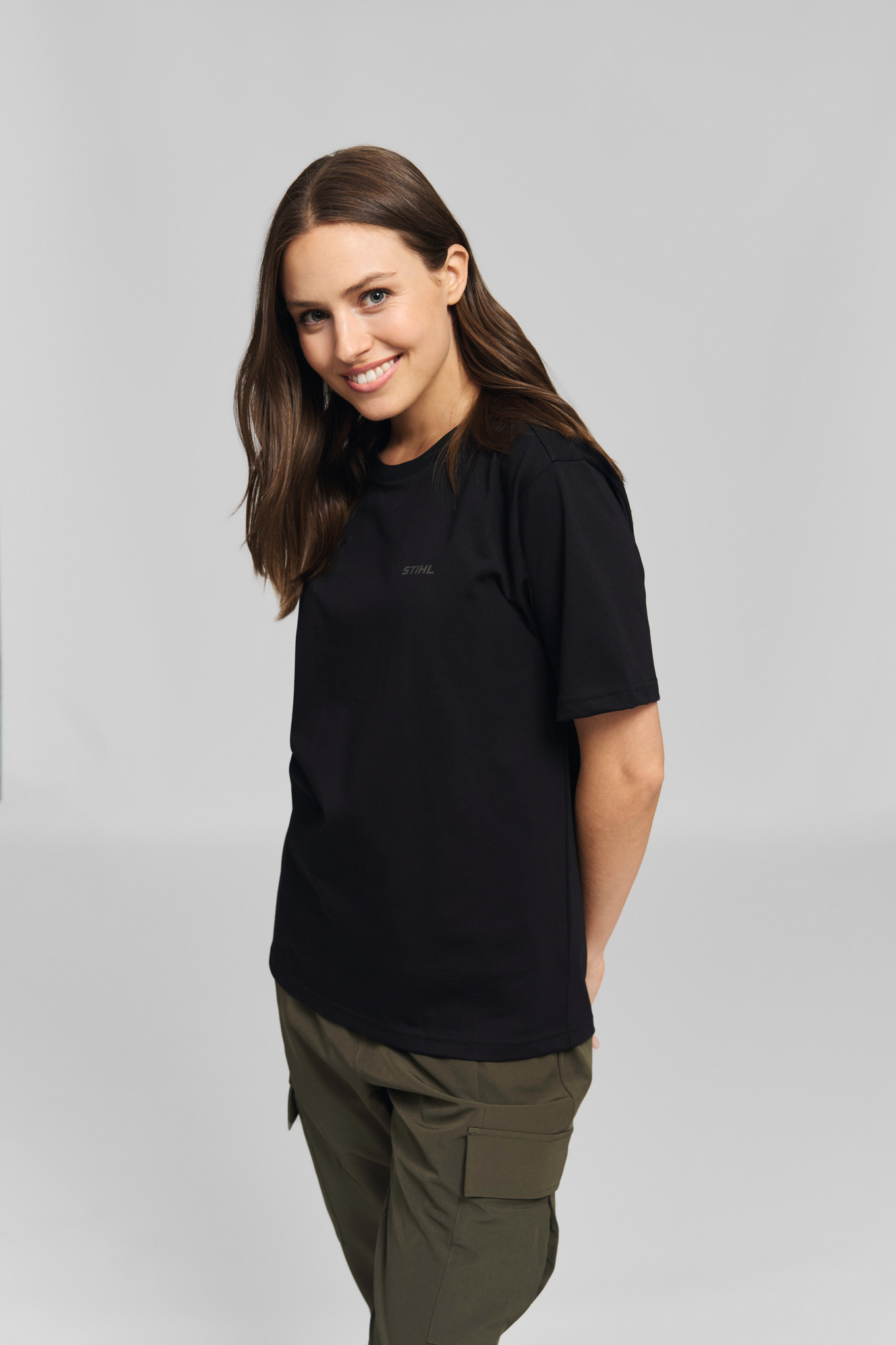 T-shirt «STIHL 100 reflective» preta