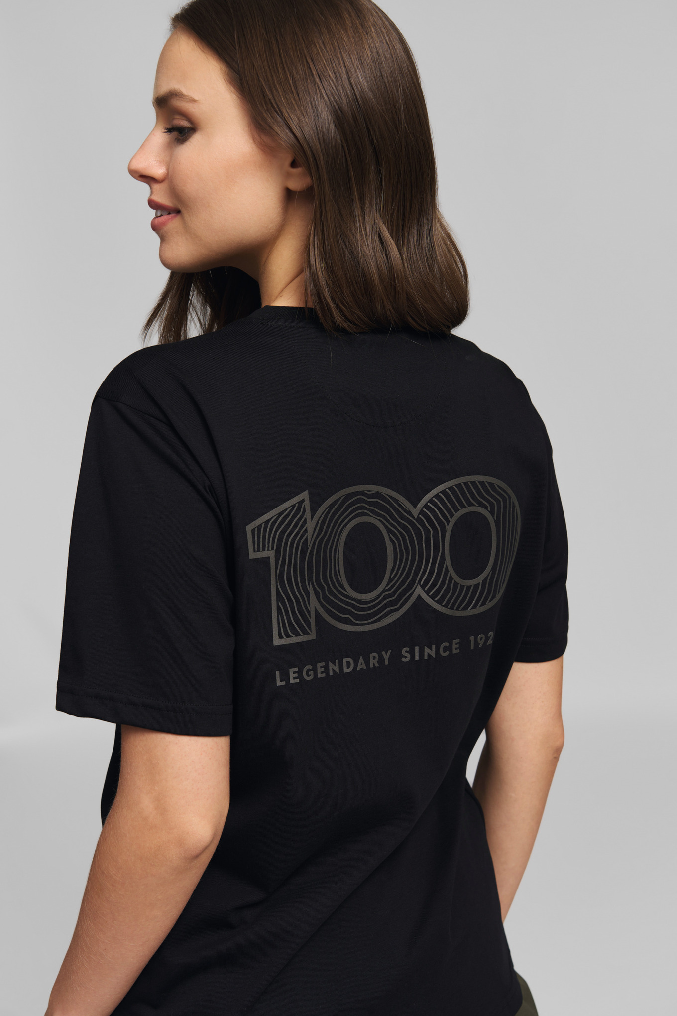 T-shirt «STIHL 100 reflective» preta