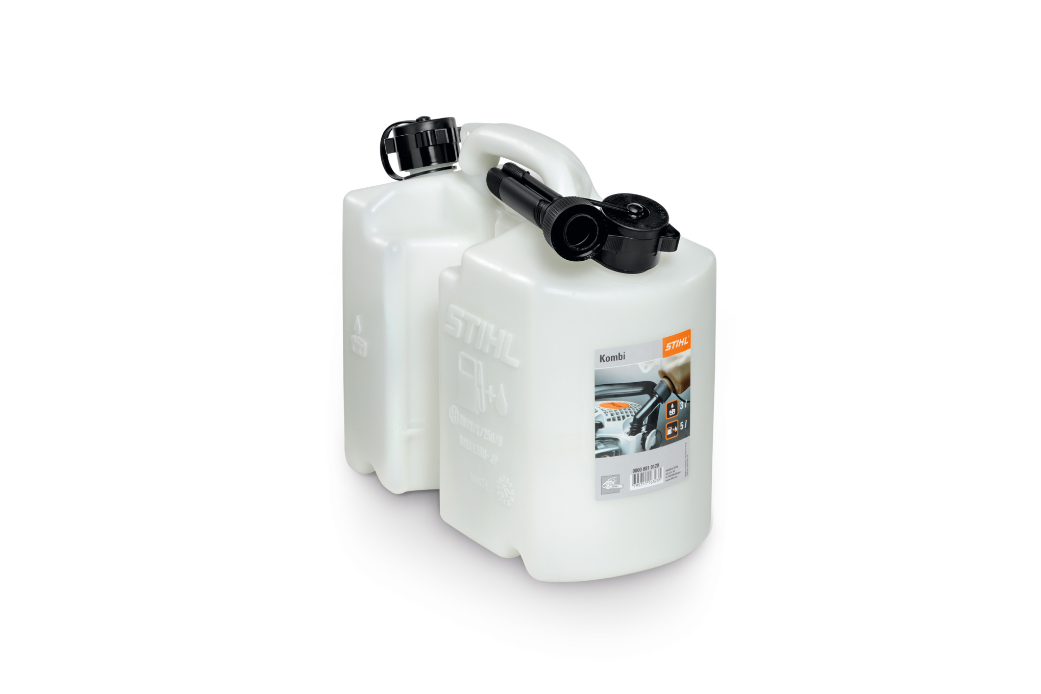 Bidão Combinado Standard, Branco, 5L / 3L