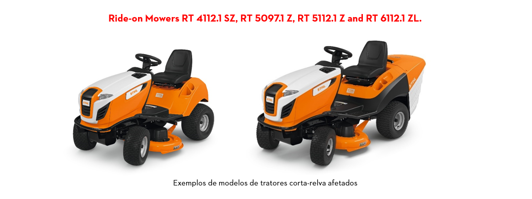 RT tractores corta Relvas STIHL 