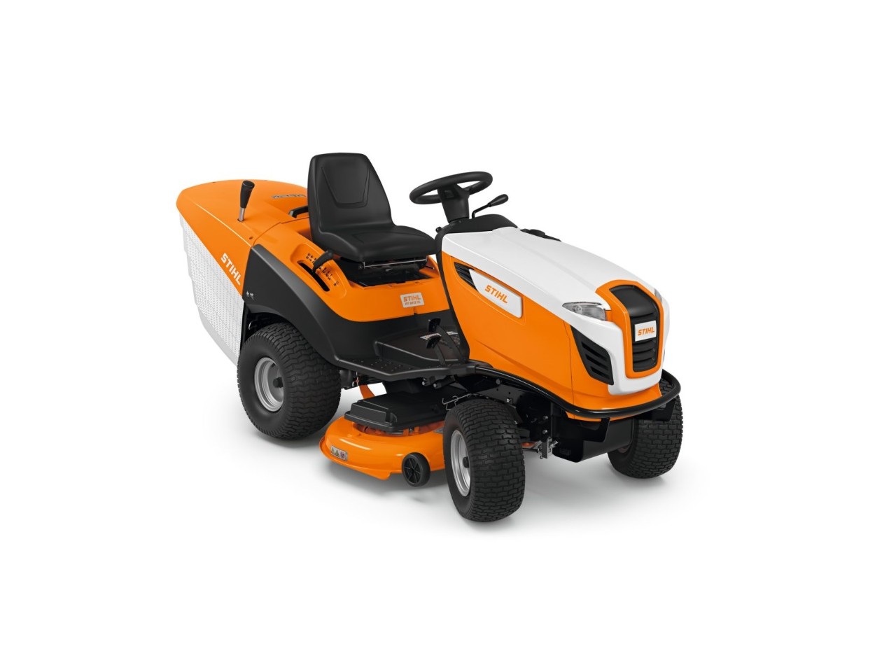 STIHL RT 6112 ZL cortador de grama no fundo branco