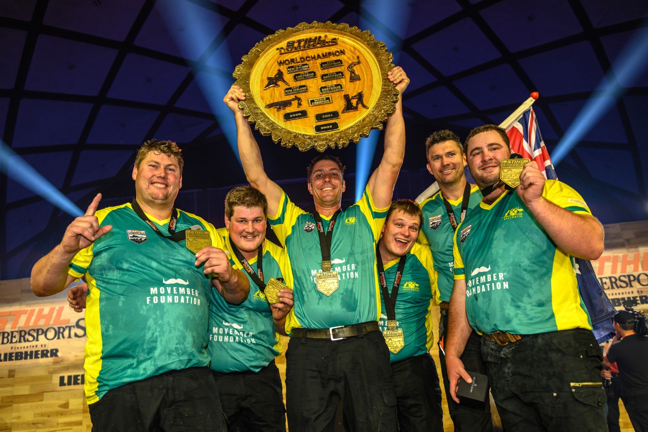 Vencedores do Campeonato Mundial STIHL Timbersports 2018 em Liverpool